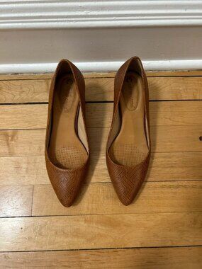 Corso Como Leather Heels, sz 7,5